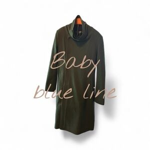 Baby blue line NY Wool Dress Coat NWOT